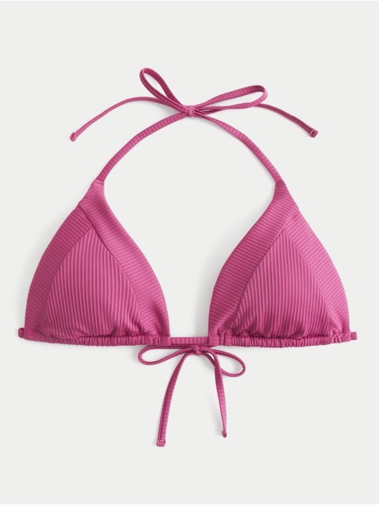 Hollister Other - Hollister Pink Ribbed Cheeky Bikini Set NWOT